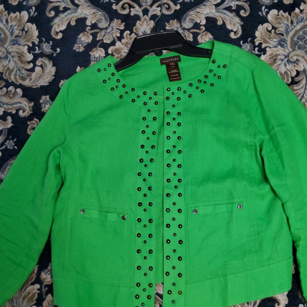 Multiples women's linen jacket